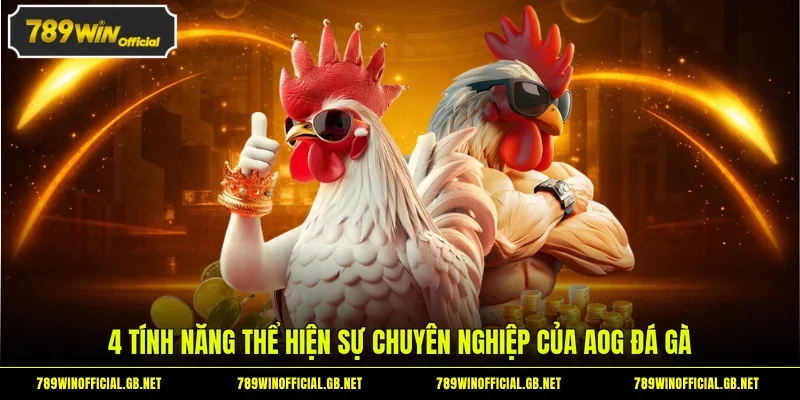 4 tính năng thể hiện sự chuyên nghiệp của AOG đá gà